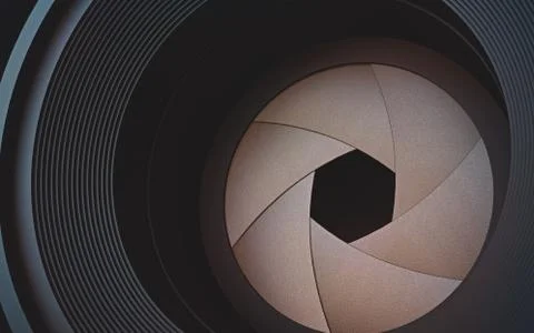 Camera Lens Stock Illustration