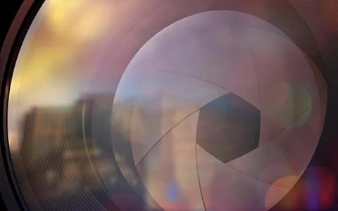 Camera Lens Stock Illustration