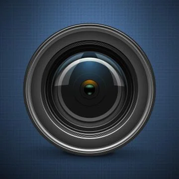 Camera lens Stock Illustration