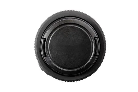 Camera lens isolated on white background Stock Photos