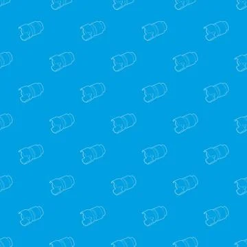 Camera lens pattern seamless blue Illustrazione stock