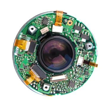 Camera lens Foto stock