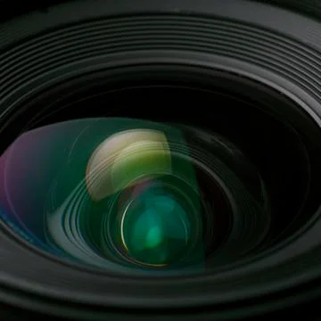 Camera lens Foto stock