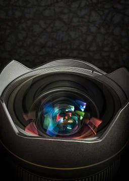 Camera lens Foto stock