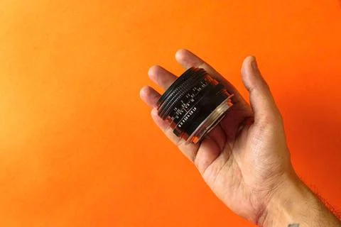 Camera Lens Foto stock