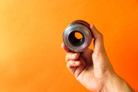 Camera Lens Foto stock