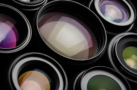 Camera lens Stock Photos