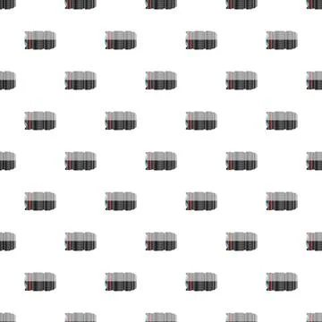 Camera lens seamless pattern creating optical equipment background Stock Illustration