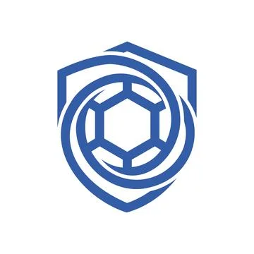 Camera Lens Shield Photography Studio Business Logo Stock Illustration