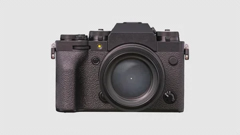 Camera Lens Shutter Aperture Slow Motion Transparent Background 4k Stock Footage 178476341