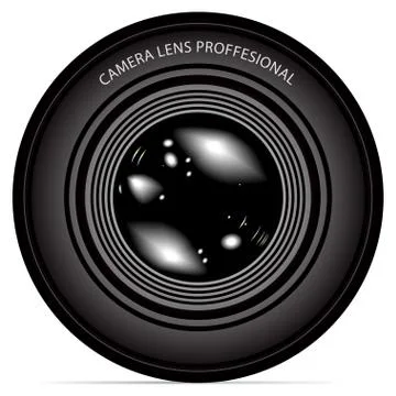 Camera lens vector illustration Stock Illustration