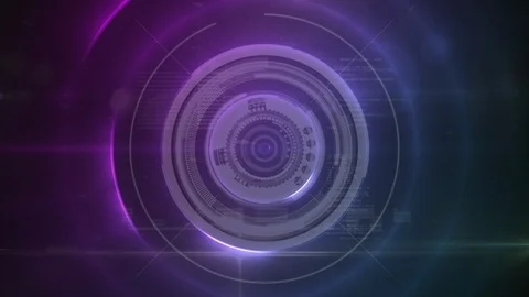 Camera lens zooming in Stock Footage 104934531