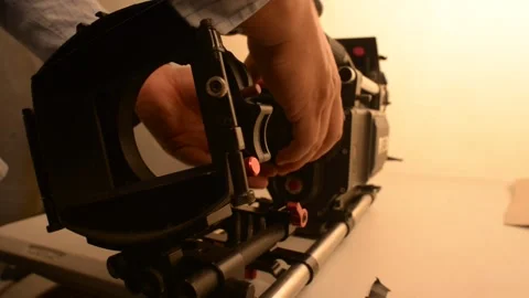 Camera Lense Stock Footage 137550224