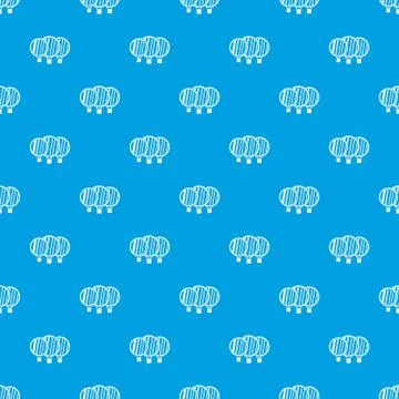 Camera lenses pattern seamless blue Illustrazione stock