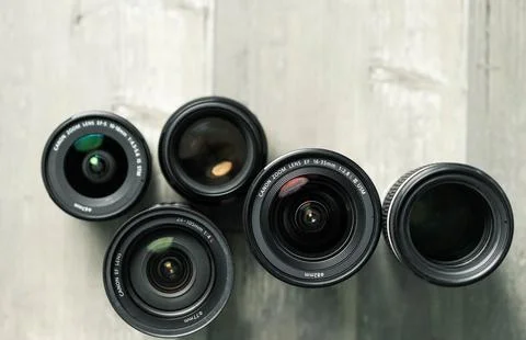 Camera Lenses Stock Photos