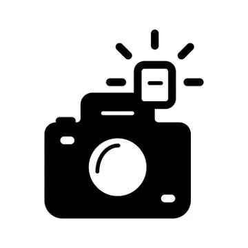 Camera line icon, outline vector illustration, linear pictogram isolated on 스톡 일러스트