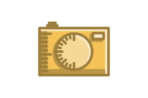 Camera logo design inspiration Stock Illustration