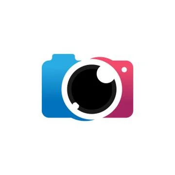 Camera Logo icon Vector Illustration. Photo Camera logo design vector templat Иллюстрация