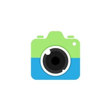 Camera Logo icon Vector Illustration. Photo Camera logo design vector templat Stock-Illustration