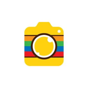Camera Logo icon Vector Illustration. Photo Camera logo design vector templat Stock Illustration