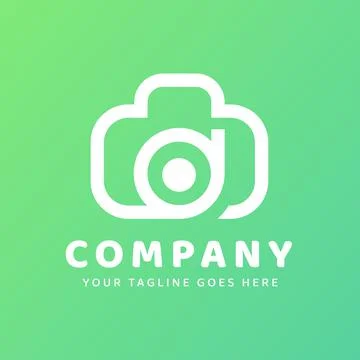 Camera logo template Stock Illustration