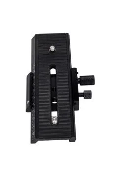 Camera macro rail. Stock Photos