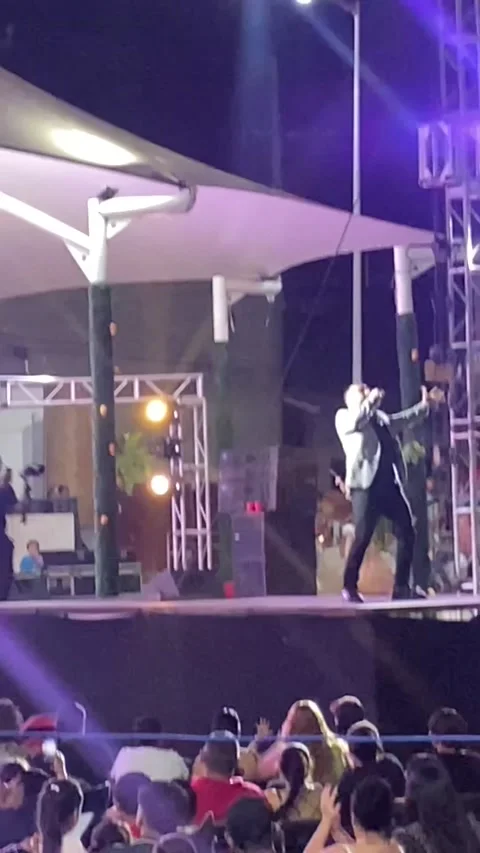 Camera Man Falls Through Stage, Lombardia, Mexico - 10 Apr 2025 Stock Footage 307215973