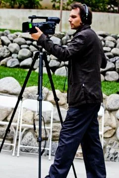 Camera Man 스톡 사진