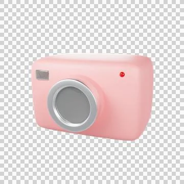 Camera minimal 3d Stock Illustration