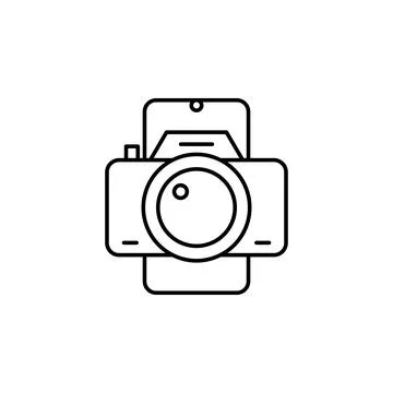 Camera mobile icon. Element of mobile technology icon 스톡 일러스트