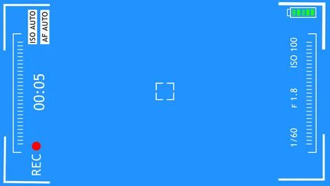 Camera mobile recording screen overlay animation with chroma key. DSLR mobi.. イラスト素材