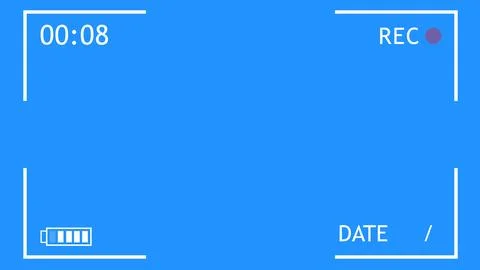 Camera mobile recording screen overlay animation with chroma key. DSLR mobi.. イラスト素材
