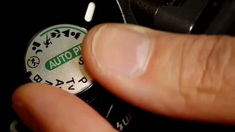 Camera Mode Selection Stock Footage 90860628