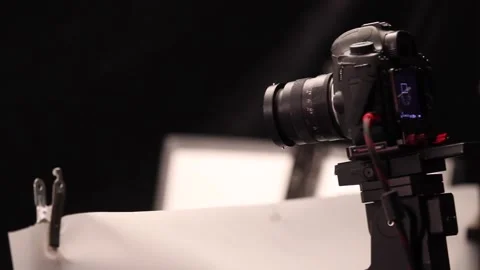 Camera on a motorized slider Stock Footage 237724655