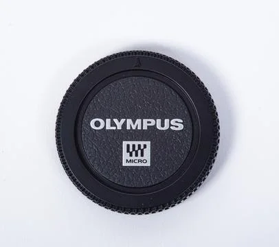 Camera mount cover of a Olympus Micro Four Thirds camera 写真素材