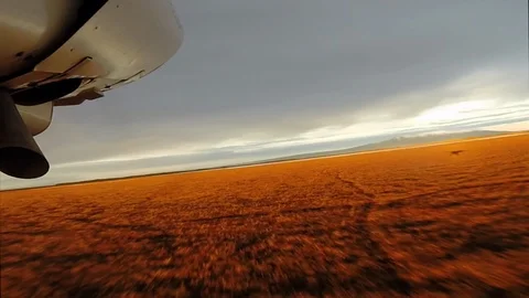 Camera Mounted On Piper Cub Stock Footage 106164651