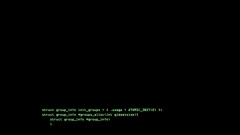 Camera move through pieces of software source code. Computer program code in Stock Footage 115447207