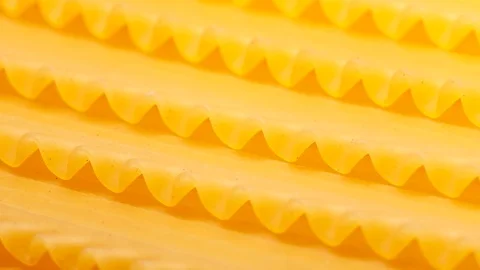 Camera movement along a sheet of lasagna Stock-Footage 73952280