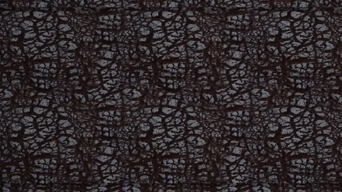 Camera movement to the right along the wall with old cracked paint. stylized ani Stock Footage 301170666