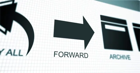 Camera moves by Generic Email Icons   Forward Stock Footage 72409735