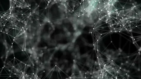 Camera moves in it and changes its focus distance. Network connections. Video stock 115242533