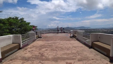 Camera Moves to Reveal Phuket Town Panorama Stock Footage 85233128