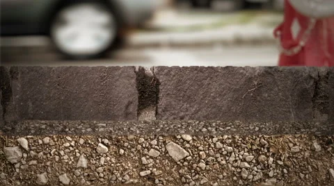 Camera moves under the street road Video stock 45041013