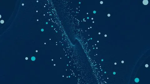 Camera moving into a 3d grid infinite space loop. High Definition motion Stock Illustration