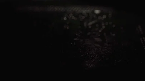 Camera moving above electronic circuits Stock Footage 76870403