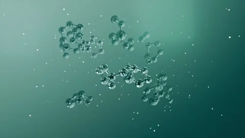 Camera moving, center glass cluster drifting closer, revealing gleam and specks Vidéo 344173932