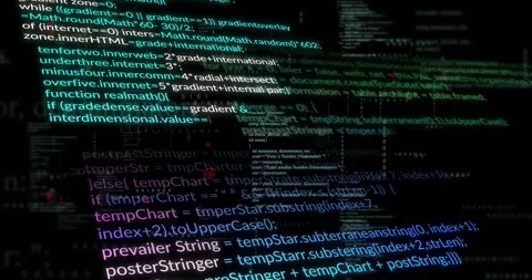 Camera moving closer, JS code planes sliding, brightening and showing key Stock-Footage 334311547