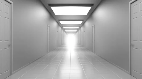 Camera moving through the corridor, loop-able 3D animation Stock-Footage 51612836