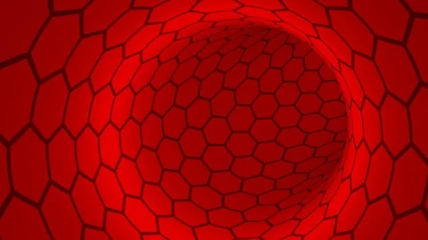 Camera Is Moving In Tunnel Stock Footage 76354290