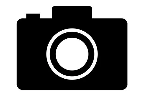 Camera New Best Unique Creative Logo Graphic Design Art Icon Symbol Shape Sig Stock Illustration